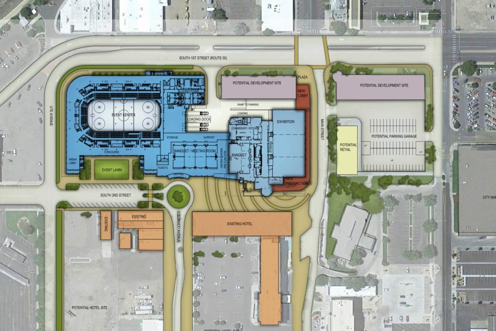 Grand Junction CO Arena Convention Entertainment And Hotel Studies 