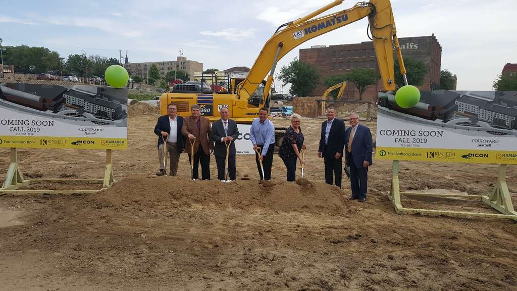 You are currently viewing Kinseth Breaks Ground on Courtyard Marriott in Sioux City, IA