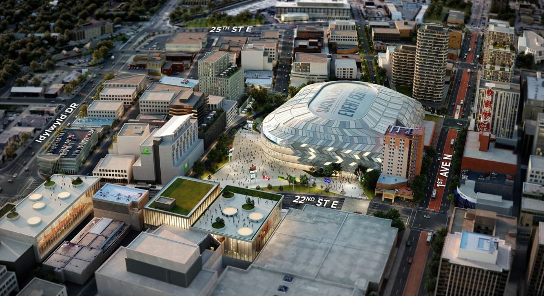 Saskatoon Event Center rendering