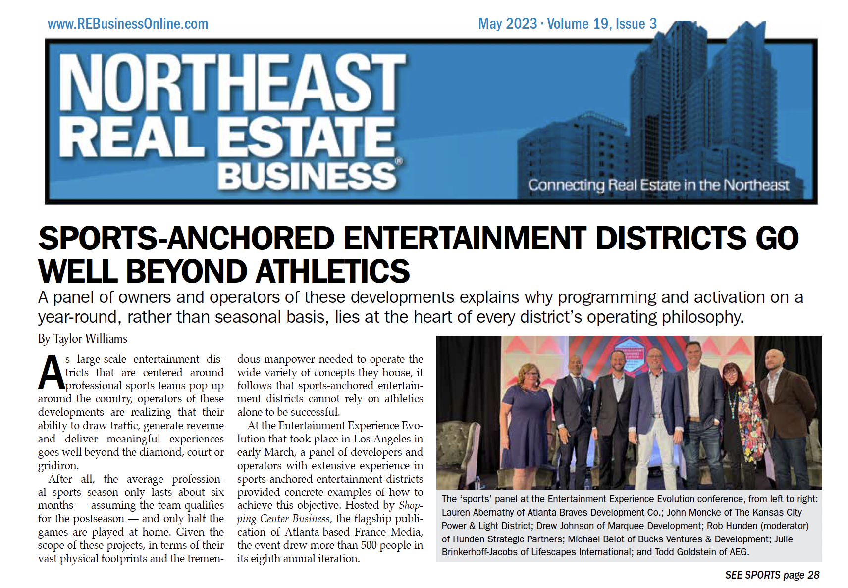 You are currently viewing Sports-Anchored Entertainment Districts Go Well Beyond Athletics