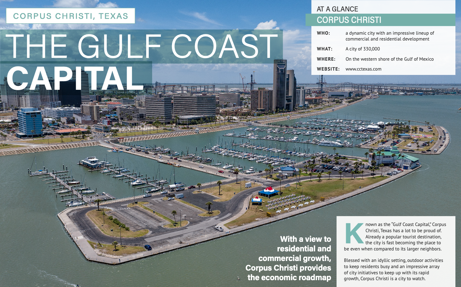 Hunden Partners is pleased to have been featured in Business View Magazine as advisors to the city of Corpus Christi, known as the “Gulf Coast Capital.”